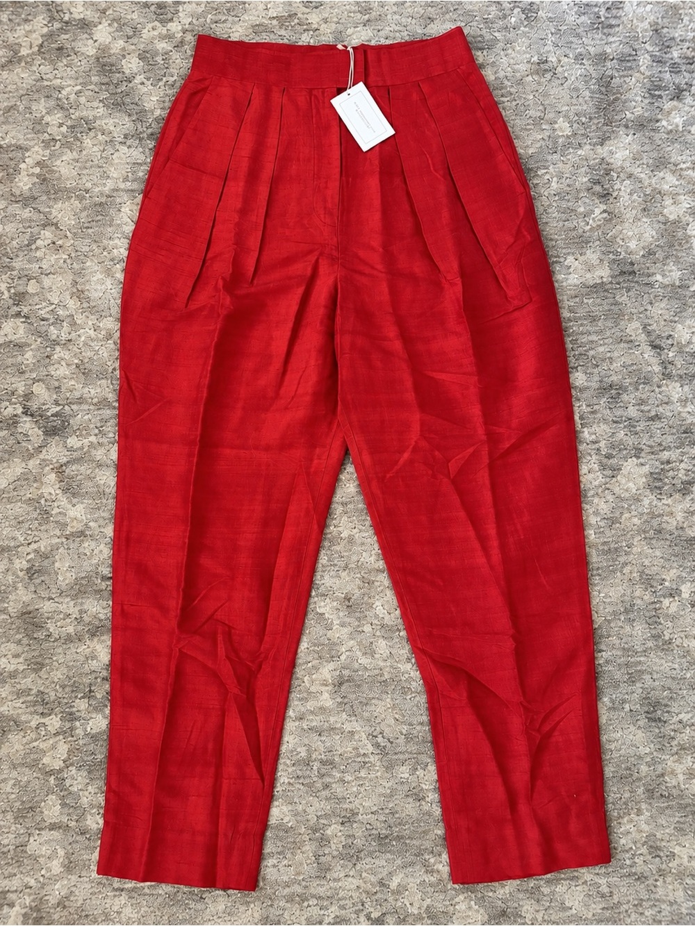 New with tags! Julia Amory silk trousers size medium